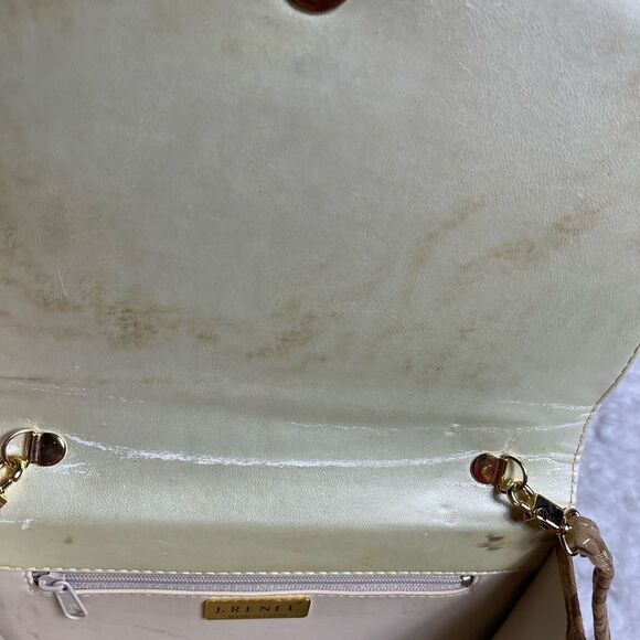 J Renée gold fabric 3D effect zebra print shoulder bag - Picture 9 of 9